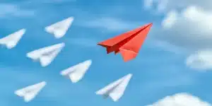 Red Paper Plane - Top 5 Digital Marketing Trends for Small Businesses - Smart Cow Marketing Digital Marketing Croydon